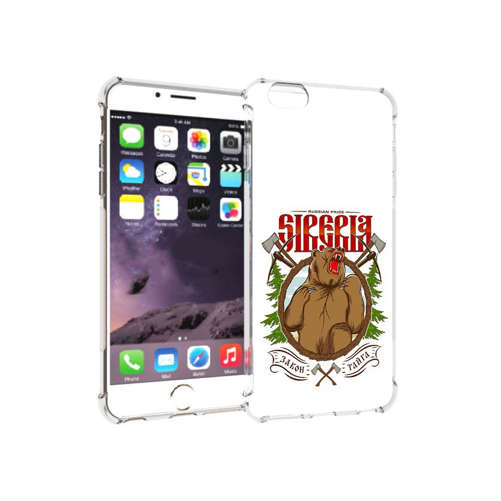 

Чехол MyPads Tocco для Apple iPhone 6 Plus Тайга, Прозрачный, Tocco