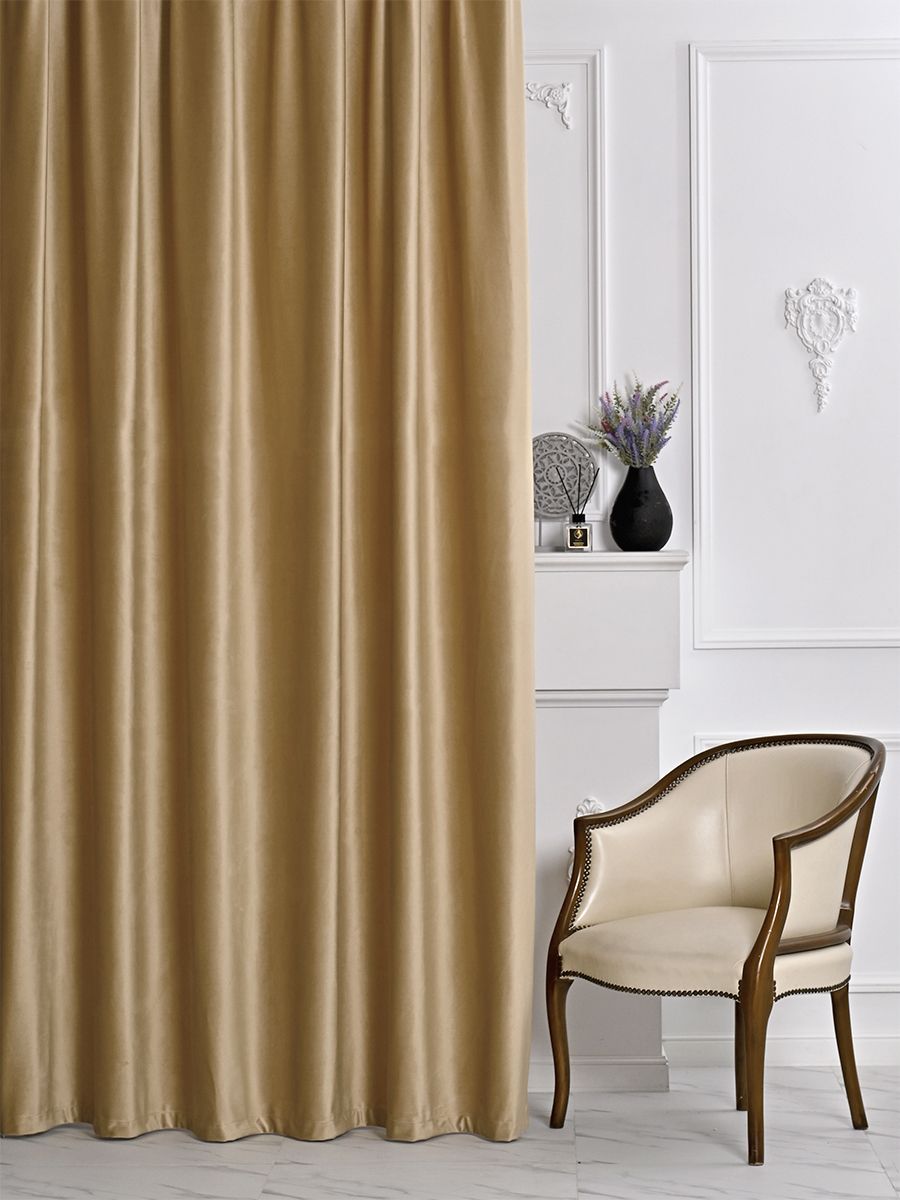 

Комплект штор A&H Бархат 150x290 см на шторной ленте, 2 шт, 2velvet-2