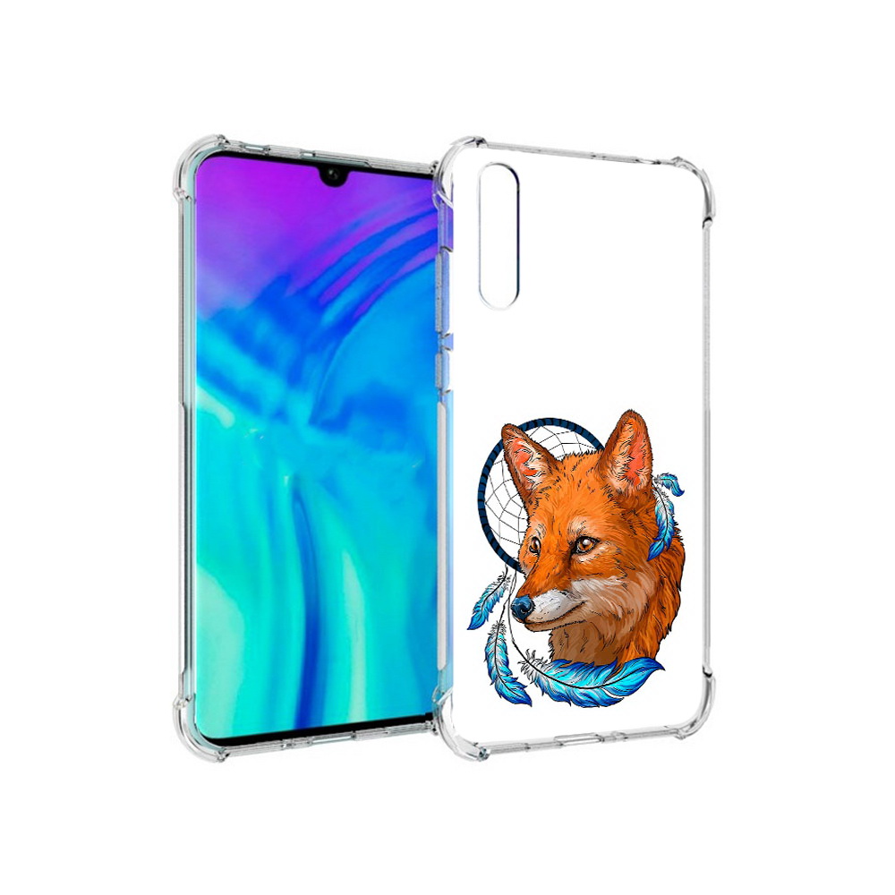 

Чехол MyPads Tocco для Huawei Enjoy 10s лиса и ловец снов, Прозрачный, Tocco