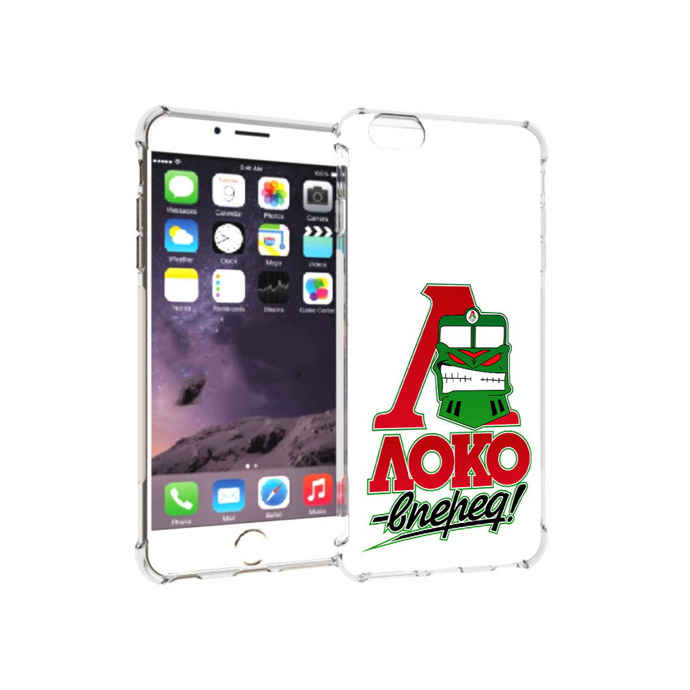 

Чехол MyPads Tocco для Apple iPhone 6 Plus ФК локо вперед, Прозрачный, Tocco