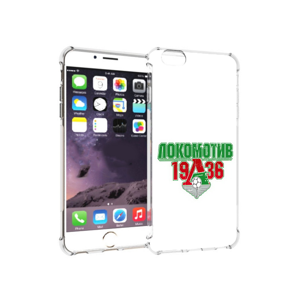 

Чехол MyPads Tocco для Apple iPhone 6 Plus ФК локомотив 1936, Прозрачный, Tocco