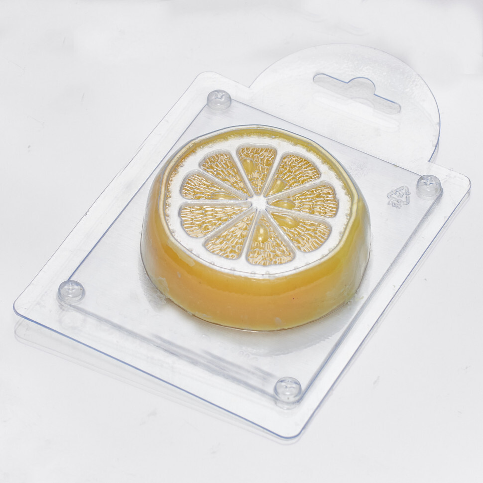 

Долька лимона форма из пластика для мыла, шоколада AnyMolds. V2