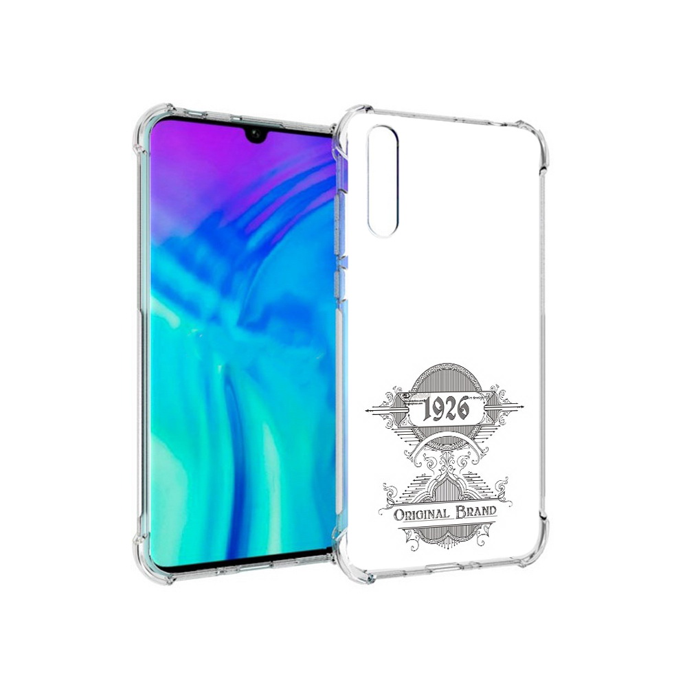 

Чехол MyPads Tocco для Huawei Enjoy 10s логотип черно белый, Прозрачный, Tocco