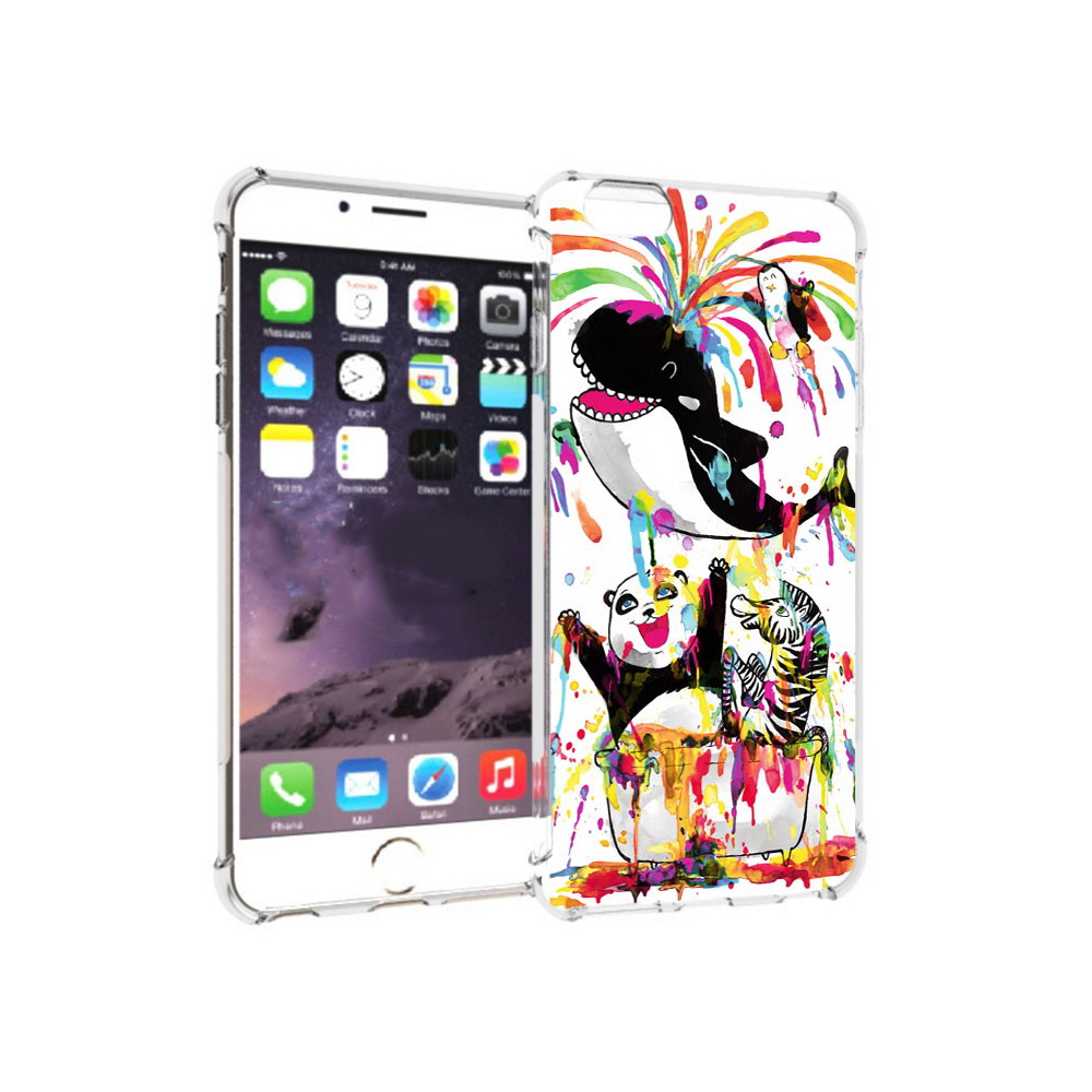 

Чехол MyPads Tocco для Apple iPhone 6 Plus Хиппи кит, Прозрачный, Tocco