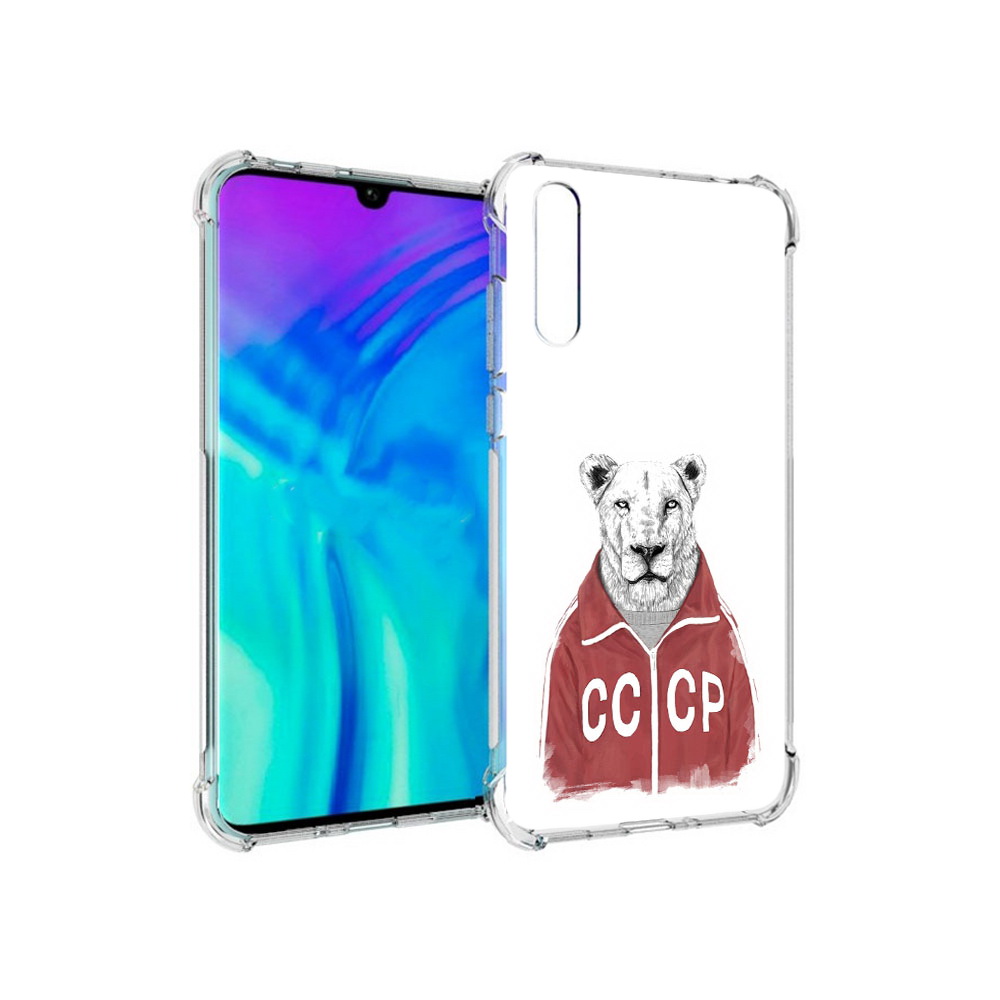 Чехол MyPads Tocco для Huawei Enjoy 10s львица ссср