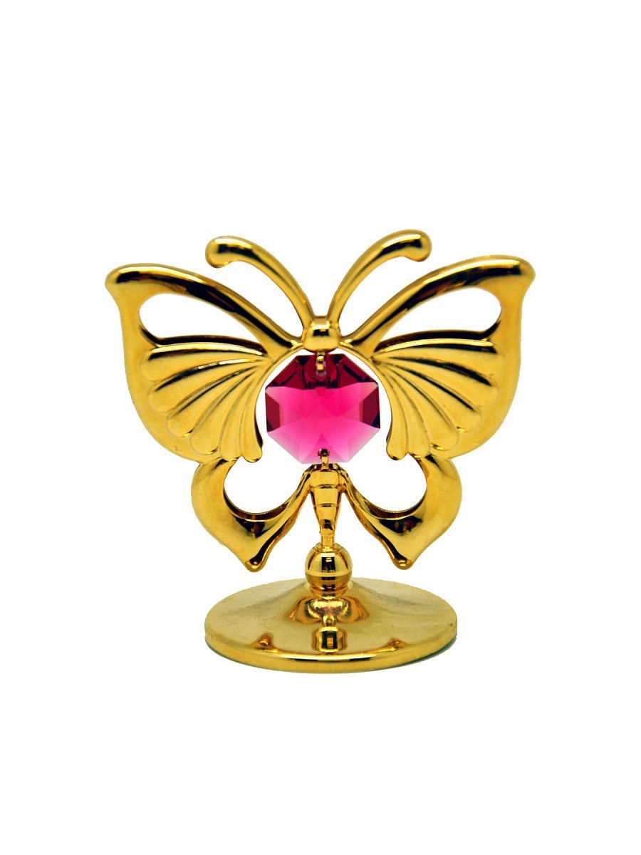

Фигурка Бабочка CRYSTOCRAFT 324-001-GRE золотистый, 324-001-GRE
