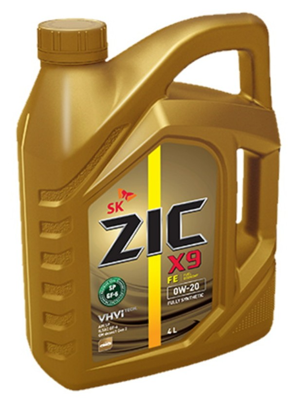 ZIC X9 FE 0W20 (4L)_Моторное масло! синт.\ API SP, ILSAC GF-6, GM dexos1 Gen2