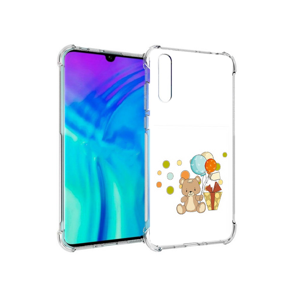 Чехол MyPads Tocco для Huawei Enjoy 10s медвеженок с подарком