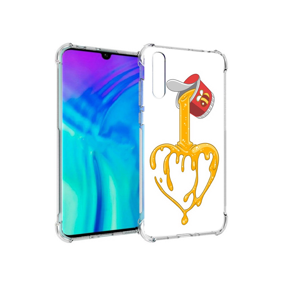 

Чехол MyPads Tocco для Huawei Enjoy 10s медовое сердце, Прозрачный, Tocco