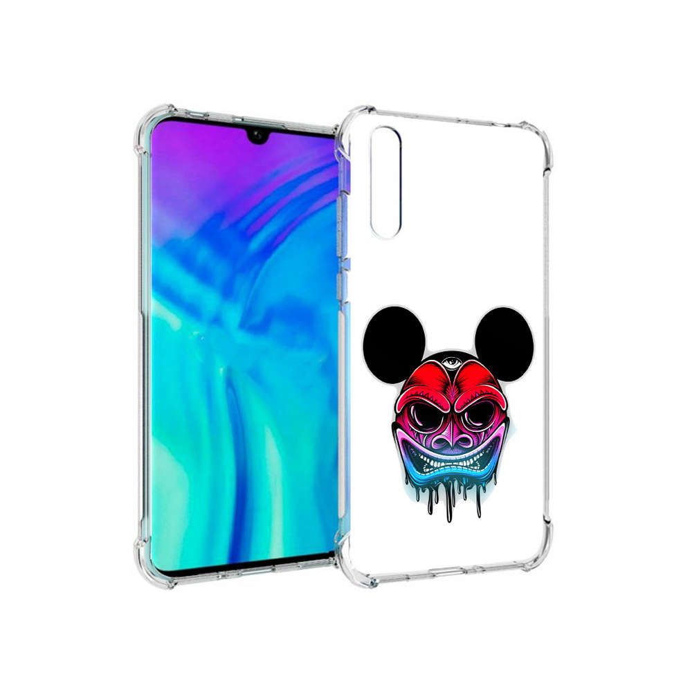 

Чехол MyPads Tocco для Huawei Enjoy 10s микки в маске, Прозрачный, Tocco