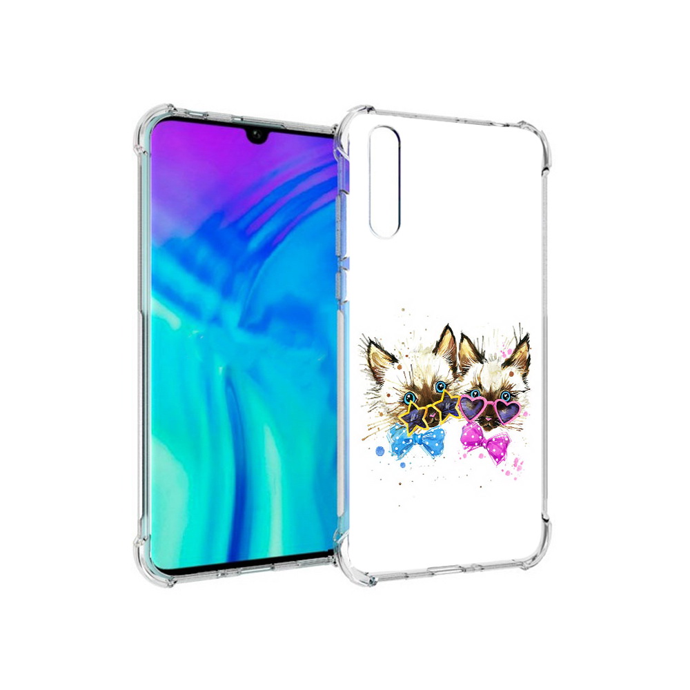 

Чехол MyPads Tocco для Huawei Enjoy 10s милые котята, Прозрачный, Tocco