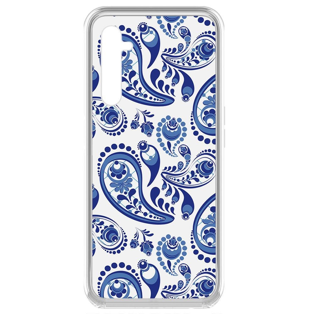 

Чехол-накладка Krutoff Clear Case Гжель для Realme 6 Pro