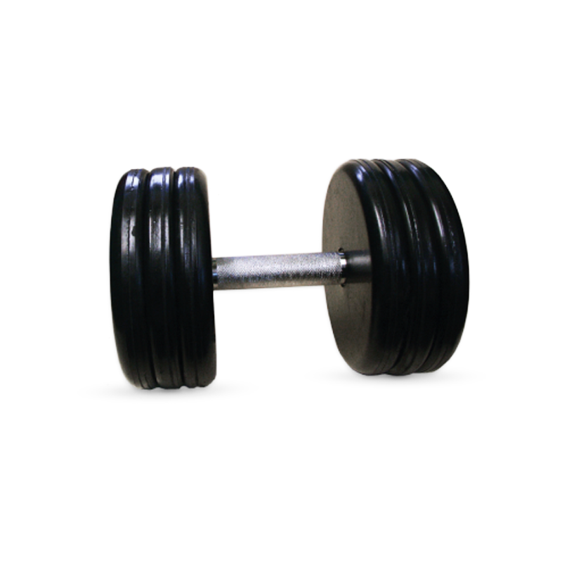 фото Неразборная гантель mb barbell классик 1 x 34 кг, черный