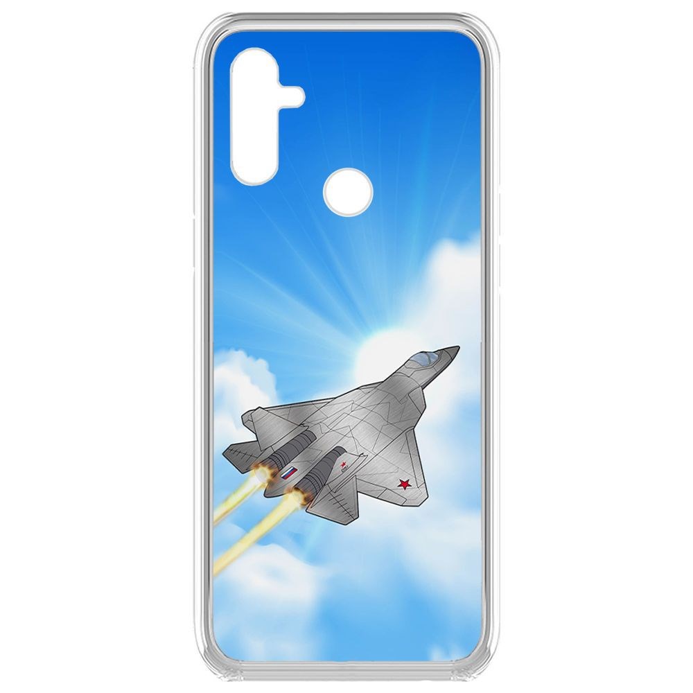 

Чехол-накладка Krutoff Clear Case СУ-57 для Realme C3, Прозрачный