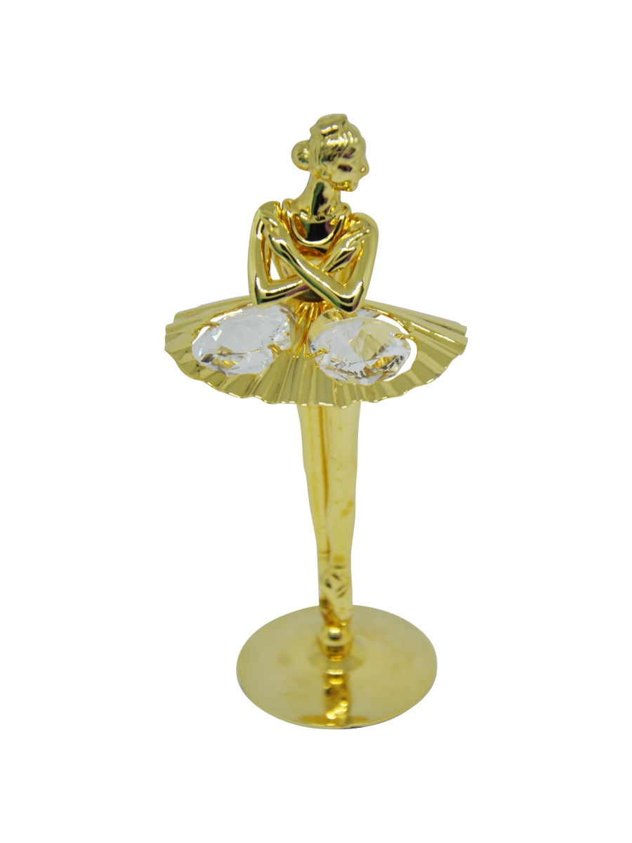 

Фигурка Балерина CRYSTOCRAFT 3679-001-GCL 0, Золотистый, 3679-001-GCL
