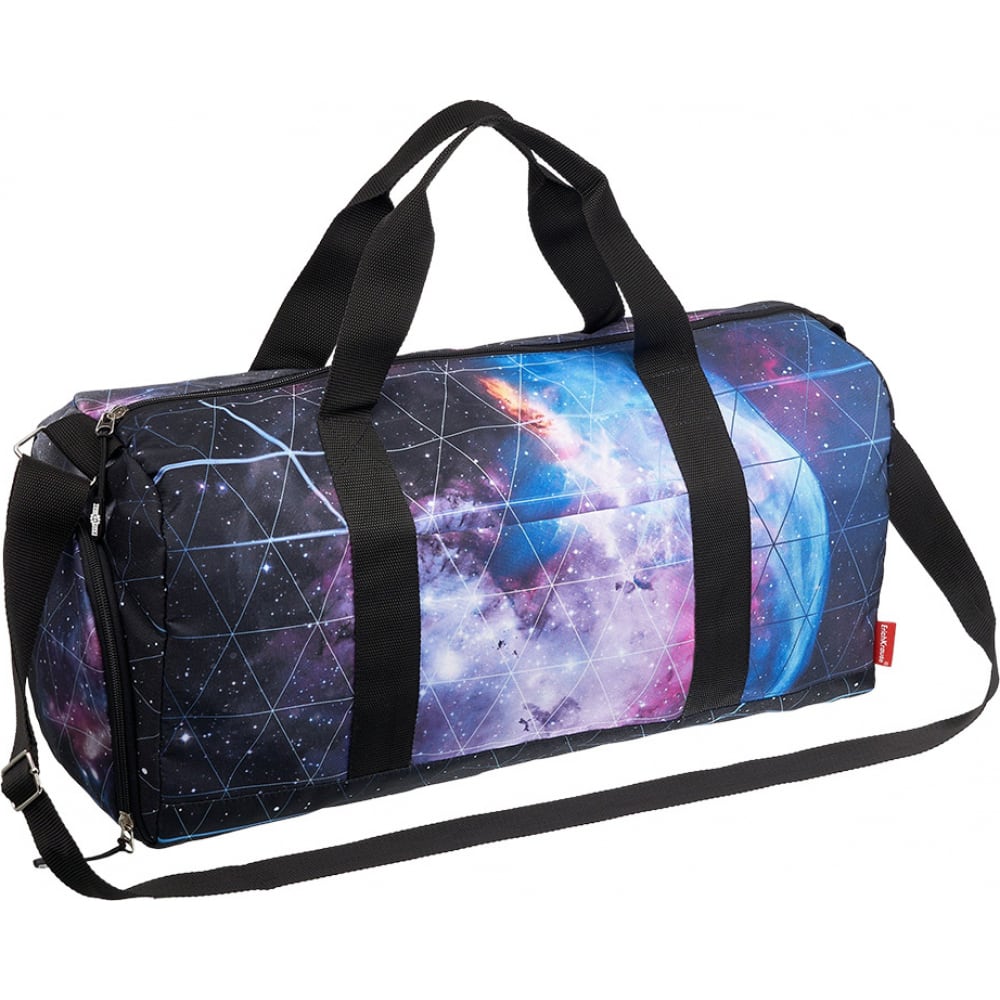 

ErichKrause Сумка для спорта и путешествий 24L Blue Stardust 51983, Черный;фиолетовый;синий