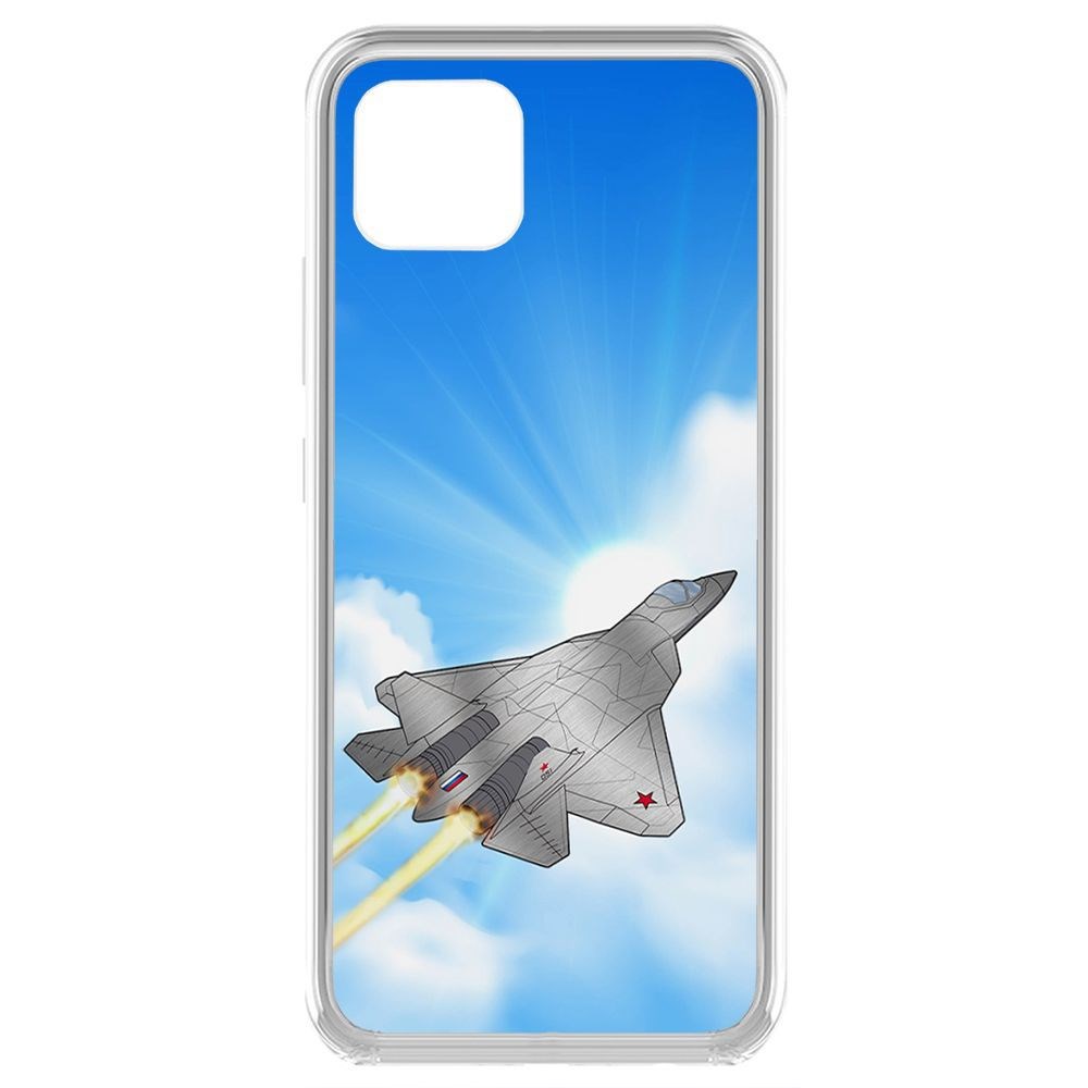 

Чехол-накладка Krutoff Clear Case СУ-57 для Realme C11