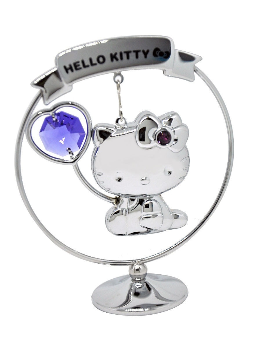 

Фигурка в кольце Hello Kitty CRYSTOCRAFT L4002-149-CPU2AB серебристый, L4002-149-CPU2AB