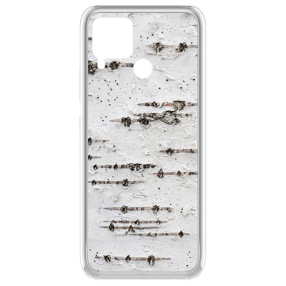

Чехол-накладка Krutoff Clear Case Березка для Realme C15