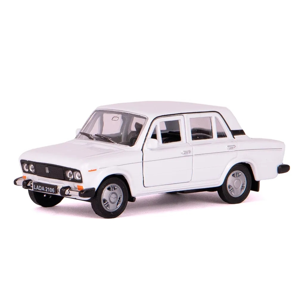 

Модель машины Welly 1:38 LADA 2106 42381 белый, 42381