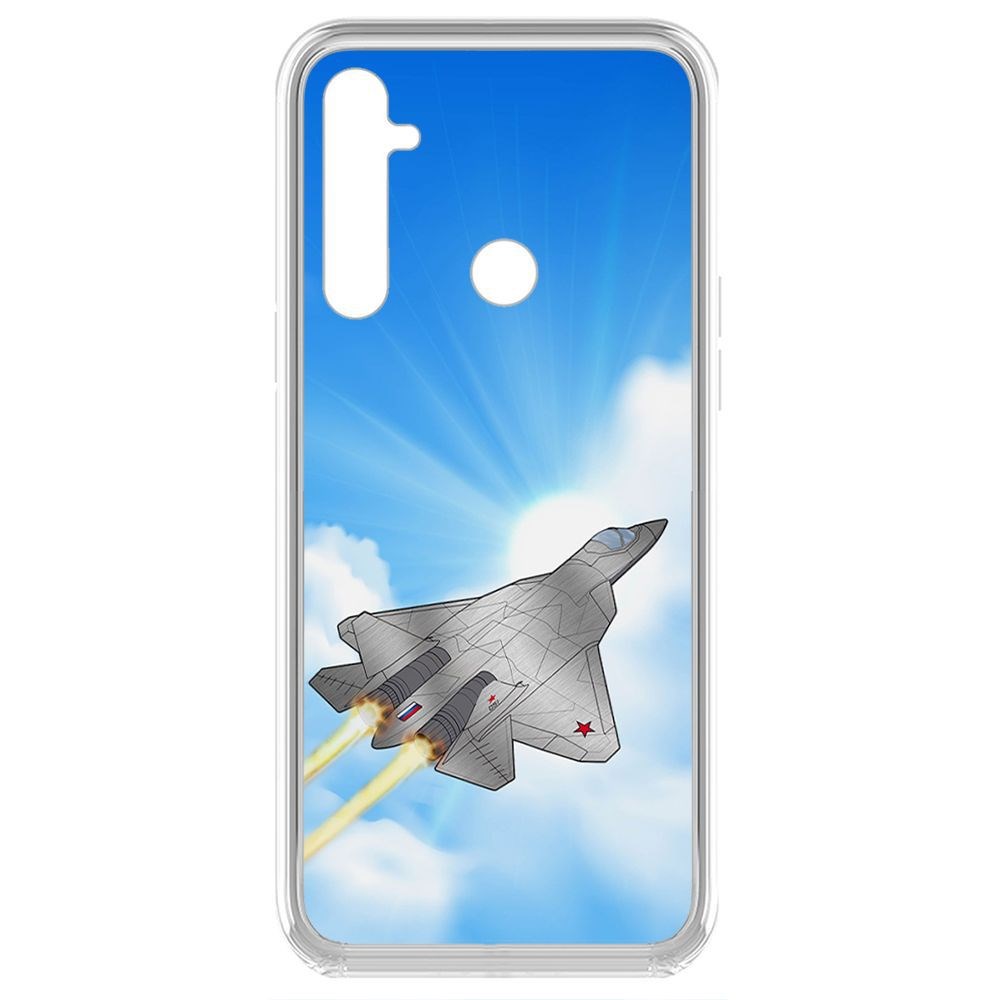 

Чехол-накладка Krutoff Clear Case СУ-57 для Realme 6i