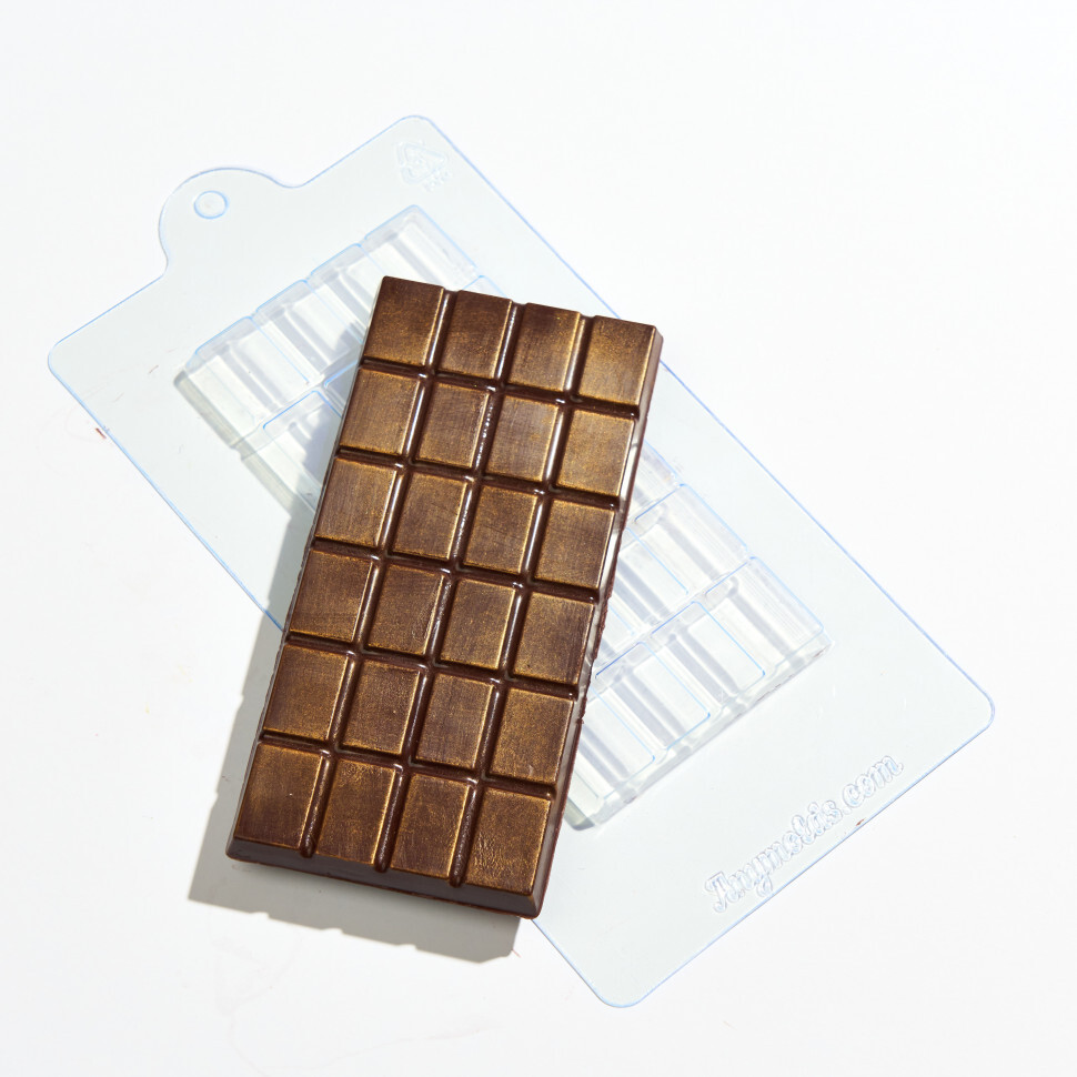 Плитка шоколада форма из пластика для мыла, шоколада AnyMolds