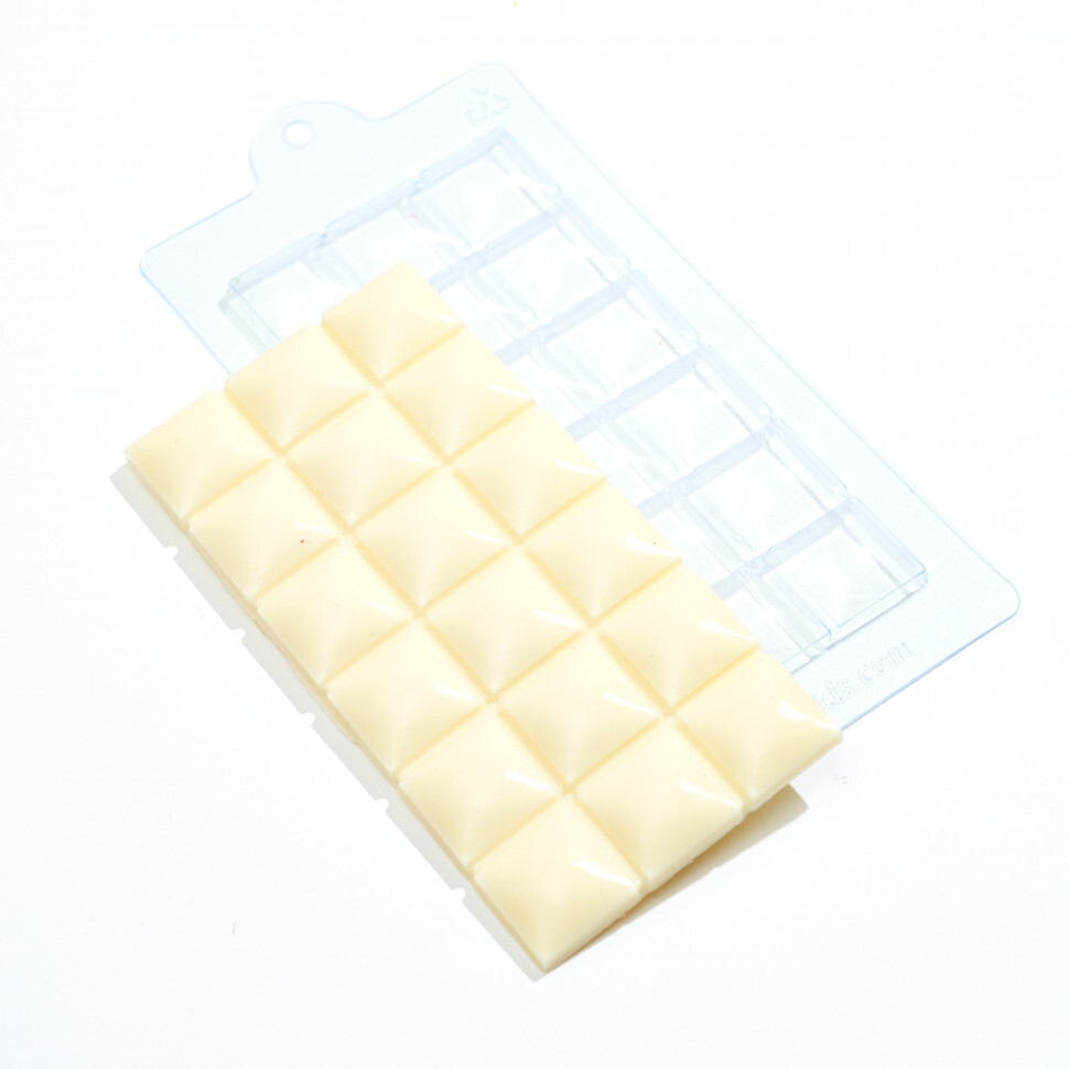 

Подушечки - плитка шоколада форма из пластика для мыла, шоколада AnyMolds