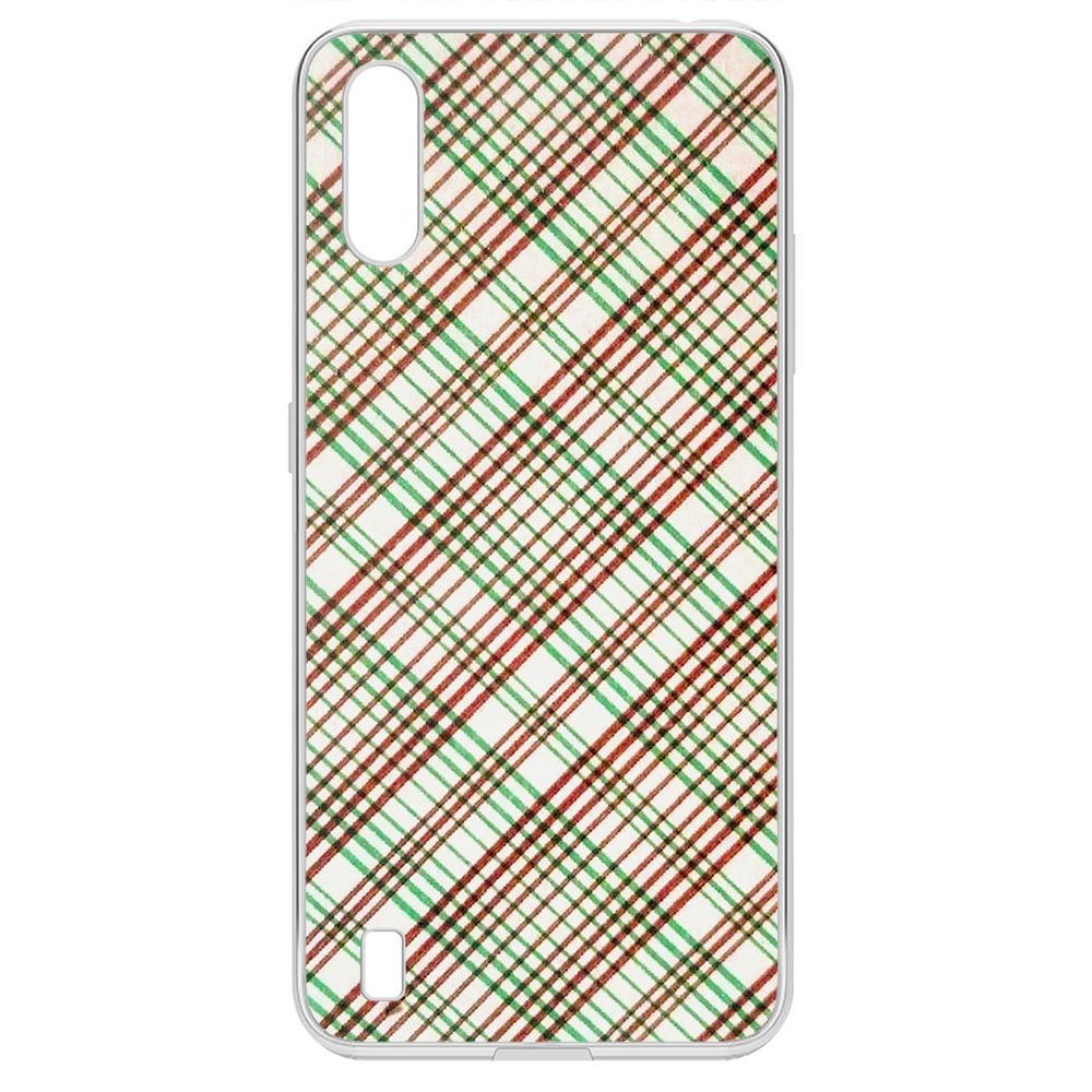 

Чехол-накладка Krutoff Clear Case Рубашка карты для Samsung Galaxy A01 (A015)