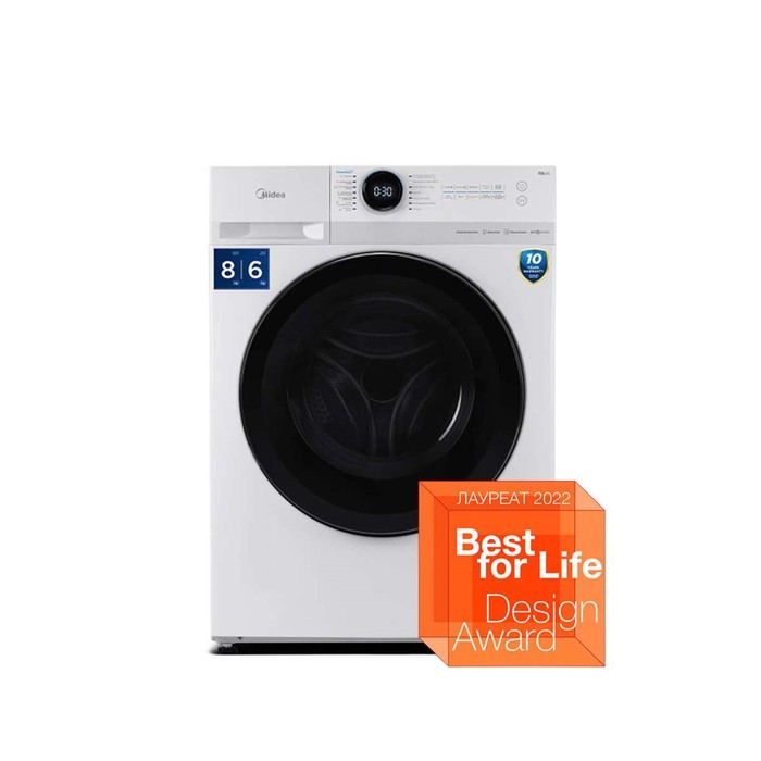 

Стиральная машина Midea MF200D80WBS/W-RU белый, MF200D80WBS/W-RU