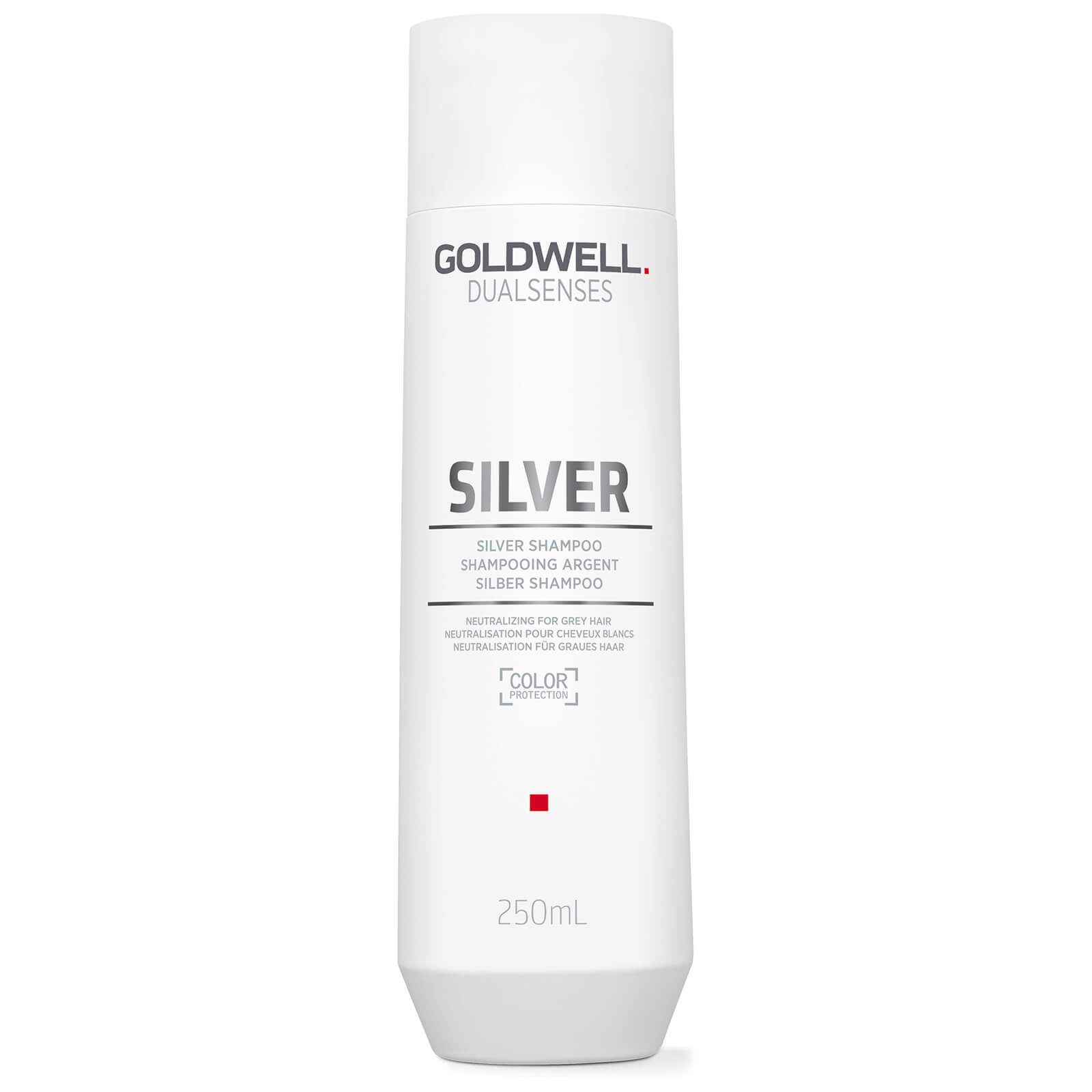 Корректирующий шампунь для седых и светлых волос Goldwell DS SILVER  250 мл видимые невидимые друзья