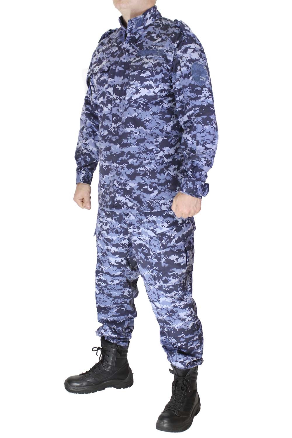 

Костюм рабочий мужской Kamukamu Росгвардия синий 42