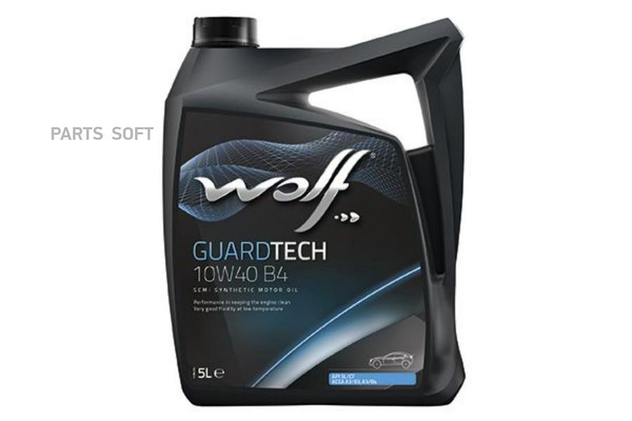 

Моторное Масло Wolf Guardtech B4 10W40 5 Л