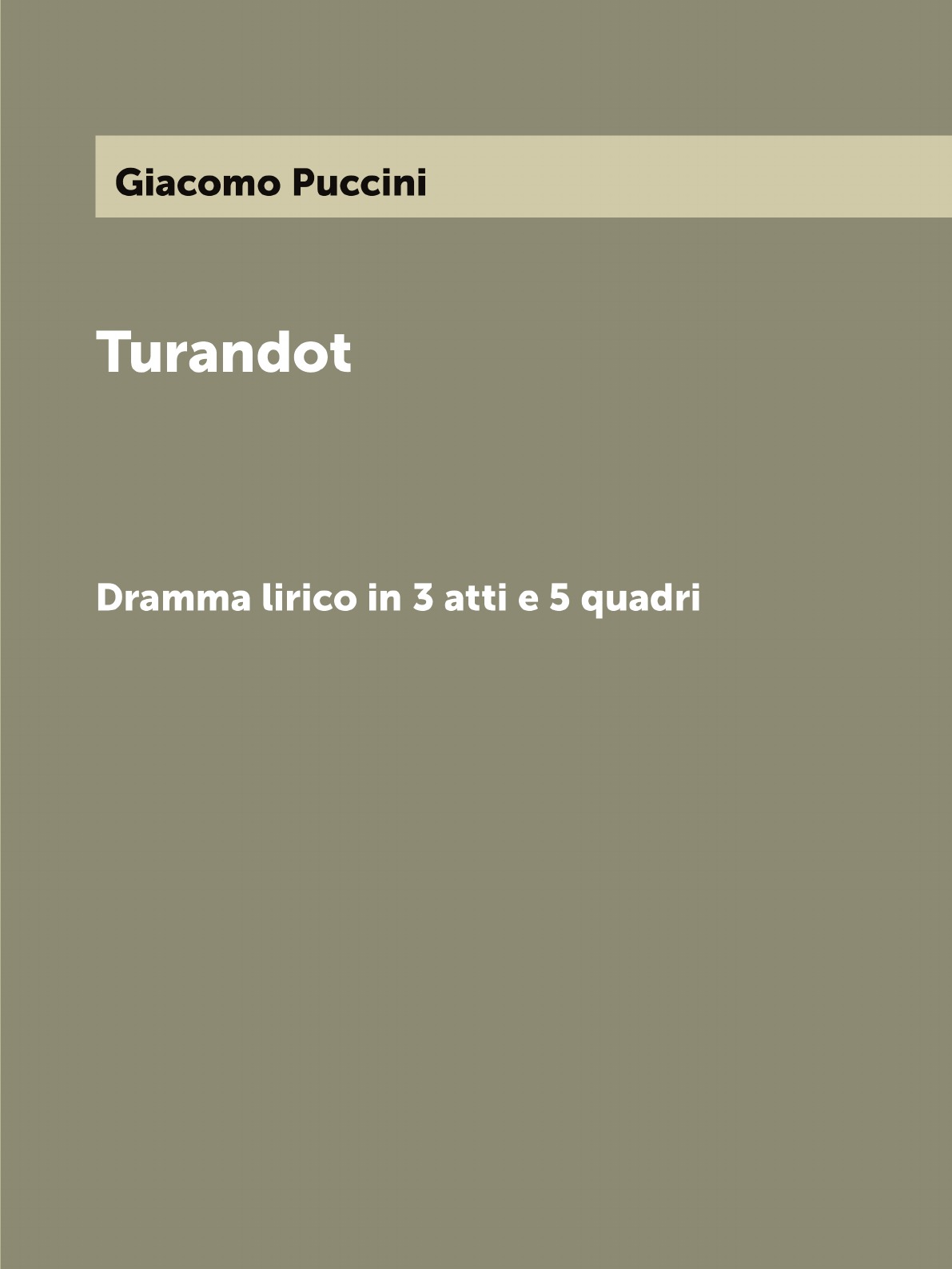 

Turandot