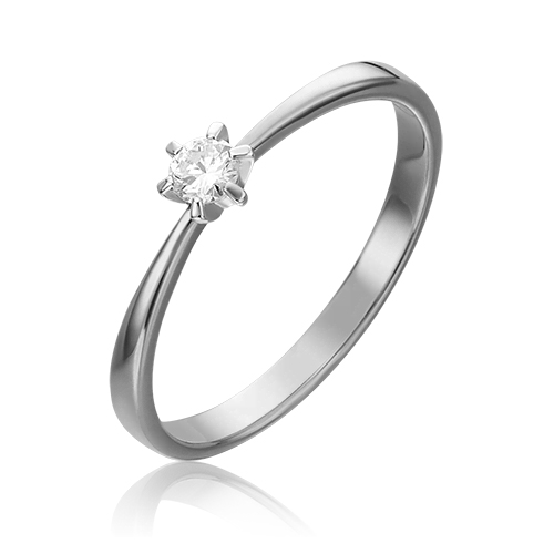 

Кольцо из золота р. 17 PLATINA jewelry 01-0452-00-101-1120-30, бриллиант, 01-0452-00-101-1120-30