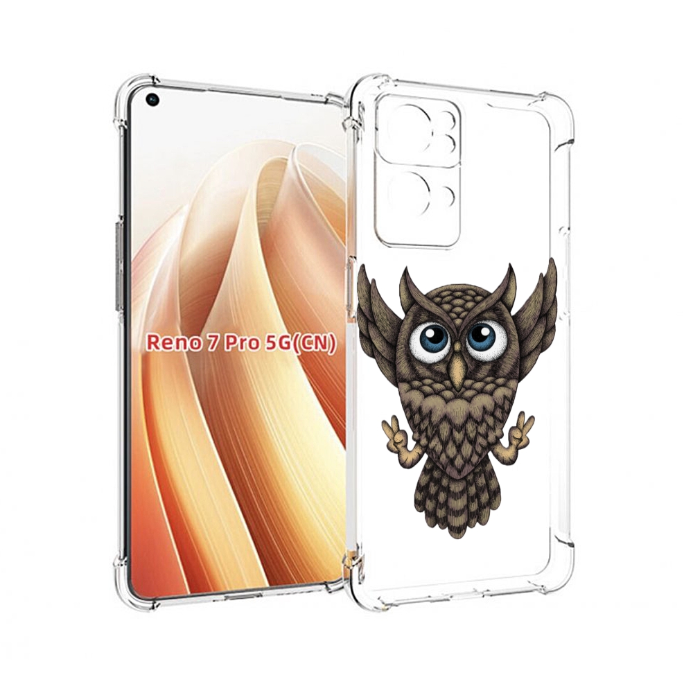

Чехол MyPads Сова для OPPO Reno7 Pro 5G, Прозрачный, Tocco