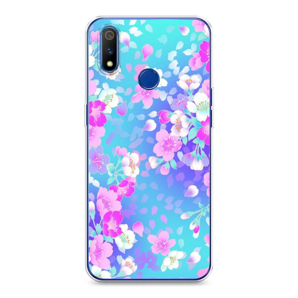 

Чехол Awog на Realme 3 Pro "Яблоневые цветы", Разноцветный, 251250-8