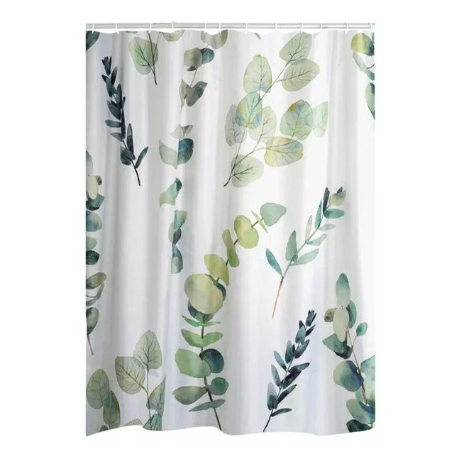 

Шторка для ванной Ridder Eukalyptus 180x200 см белая, Белый