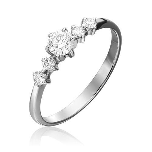 

Кольцо из белого золота с бриллиантом р. 16 PLATINA jewelry 01-0466-00-101-1120-30, 01-0466-00-101-1120-30