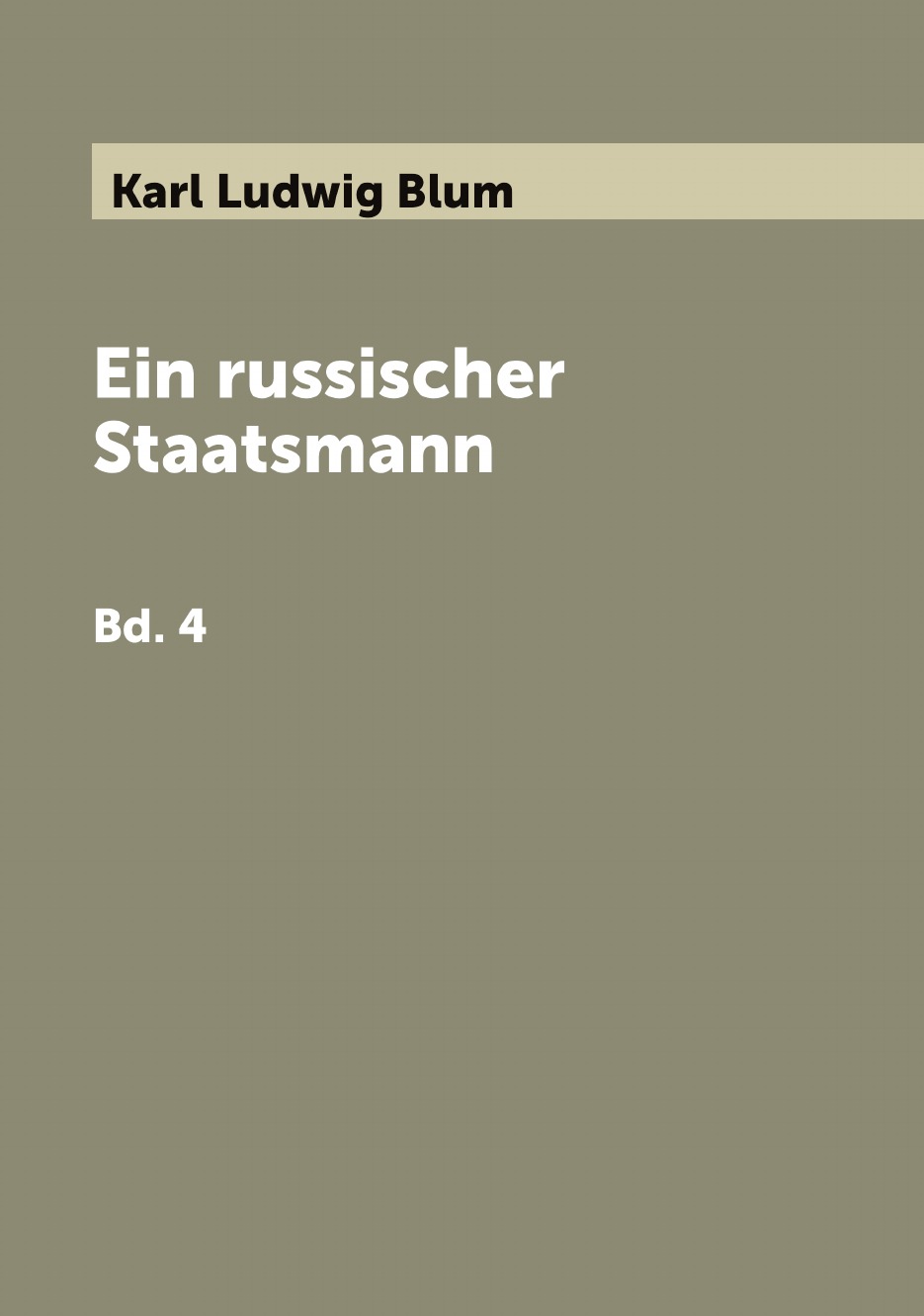 

Ein russischer Staatsmann