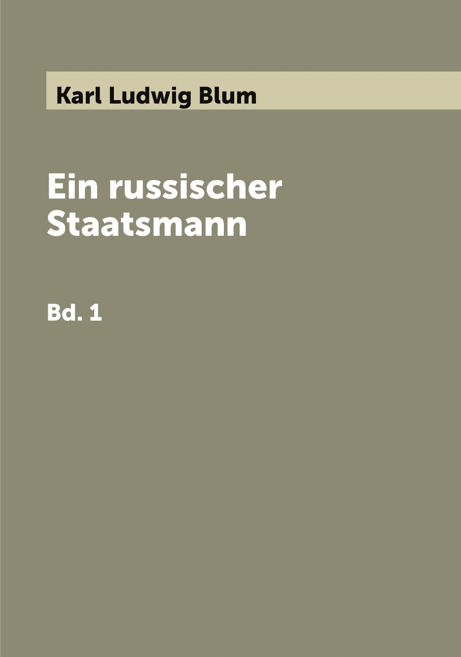 

Ein russischer Staatsmann