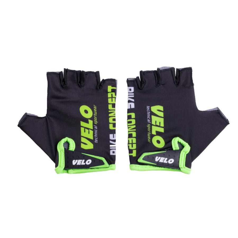 Перчатки спортивные велосипедные Velrosso детские зеленые 4XS