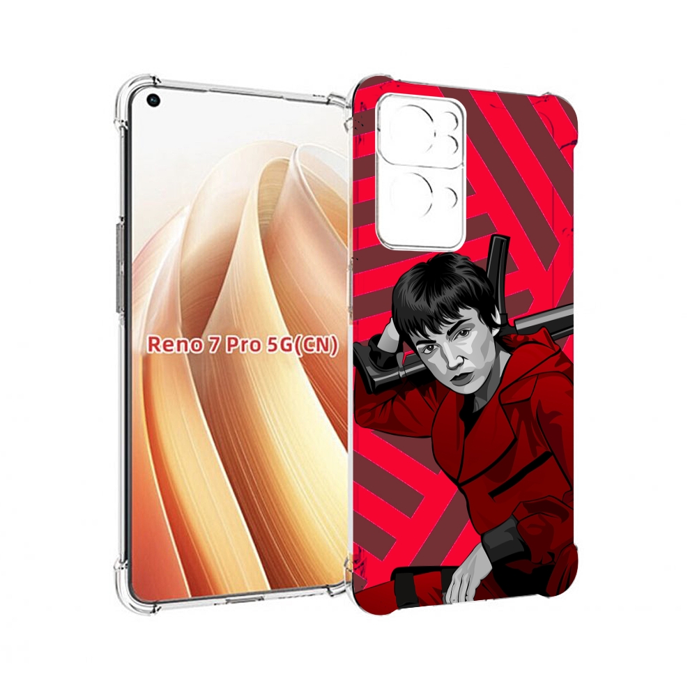 

Чехол MyPads Токио-бумажный-дом для OPPO Reno7 Pro 5G, Прозрачный, Tocco