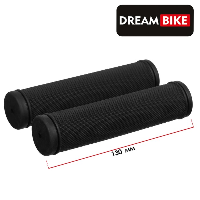 

Грипсы 130 мм, Dream Bike, посадочный диаметр 22,2 мм, цвет чёрный, Черный, 7351076