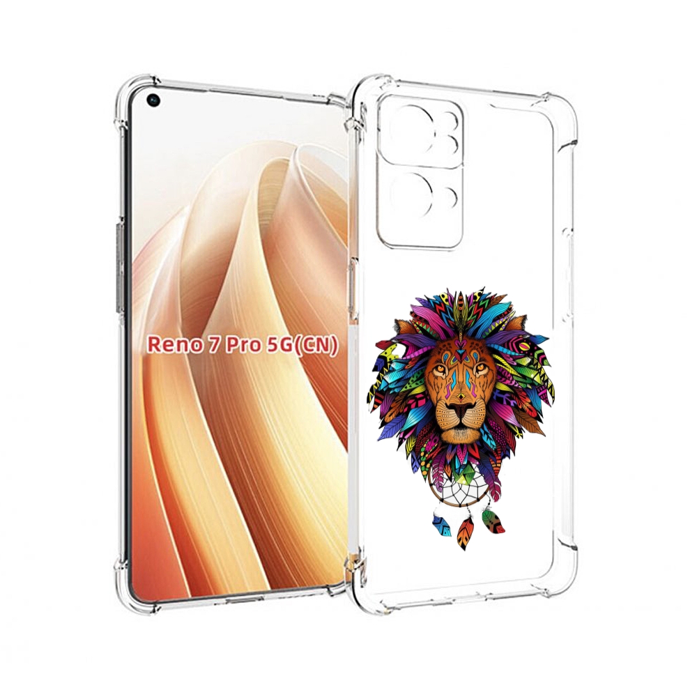 

Чехол MyPads Тотемный Лев для OPPO Reno7 Pro 5G, Прозрачный, Tocco