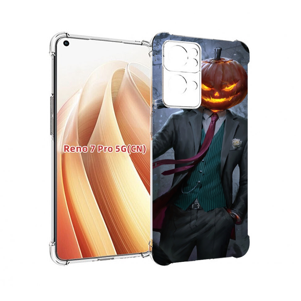 

Чехол MyPads Тыква-убийца для OPPO Reno7 Pro 5G, Прозрачный, Tocco