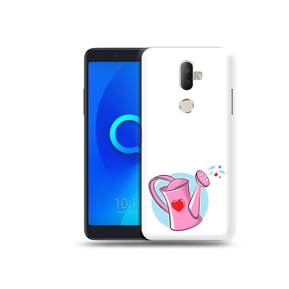 

Чехол MyPads Tocco для Alcatel 3V Лейка любви 14 февраля, Прозрачный, Tocco
