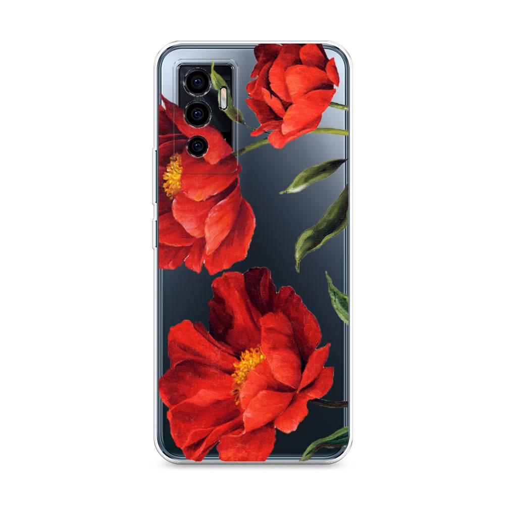 

Чехол Awog на Vivo V23e/Y75 4G "Красные маки", Разноцветный, 265950-8