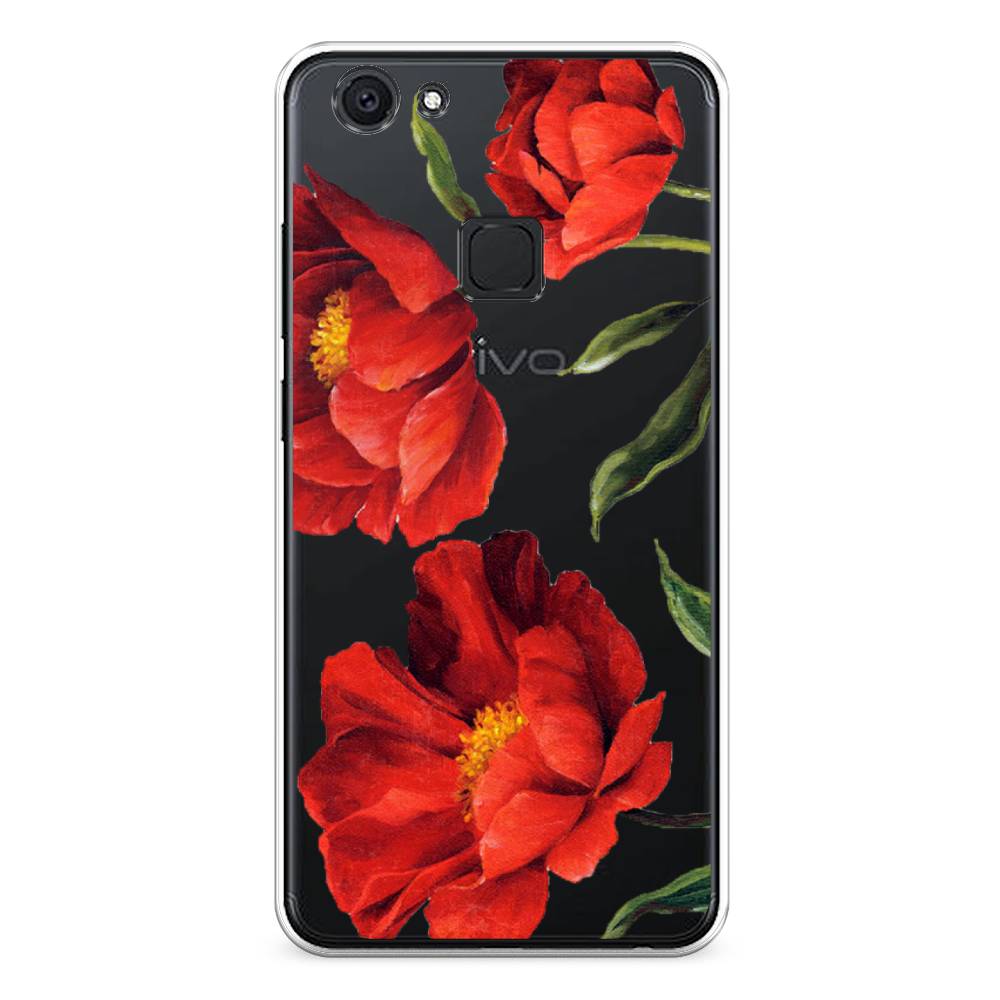 

Чехол Awog на Vivo V7 "Красные маки", Разноцветный, 260450-8