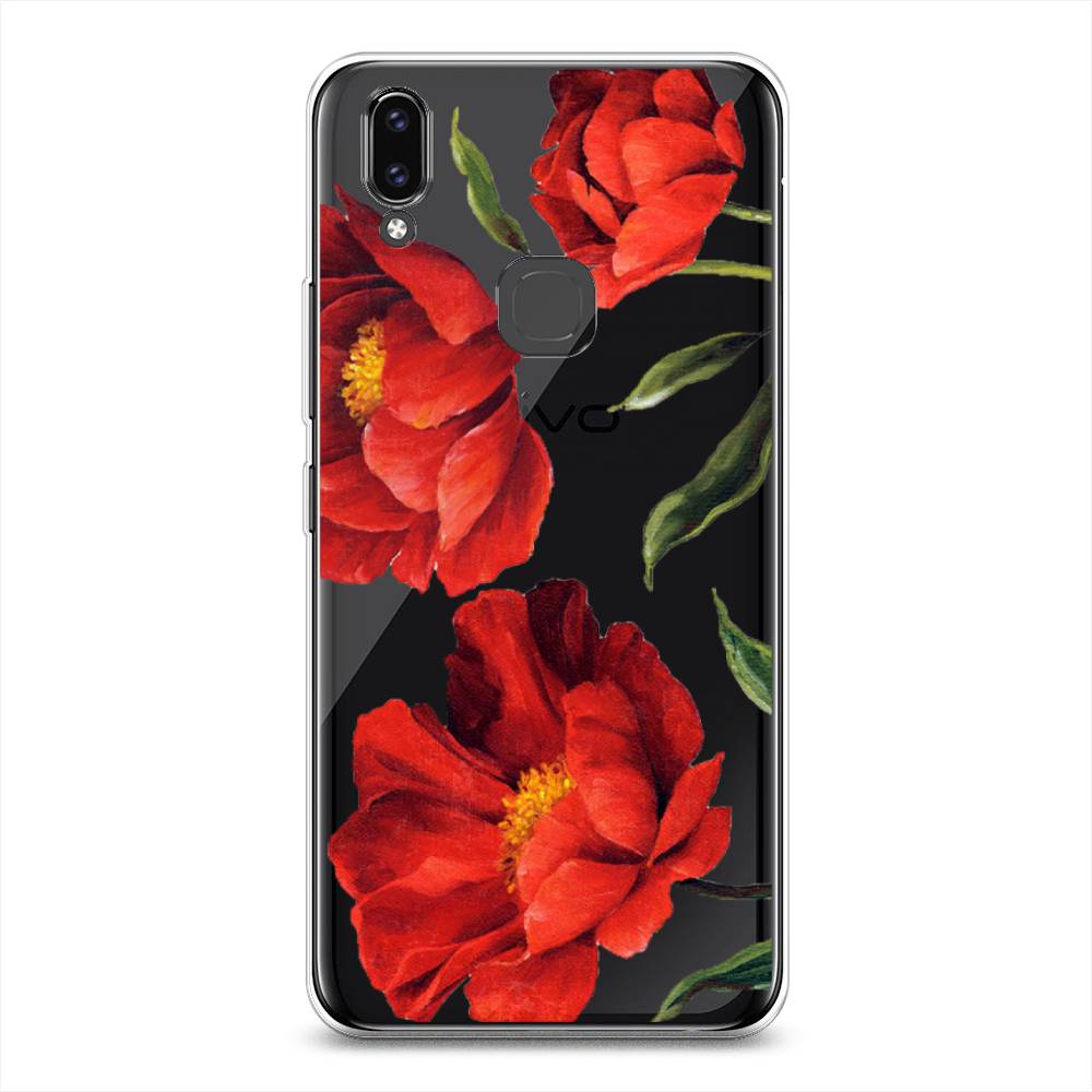 

Чехол Awog на Vivo V9/Y85 "Красные маки", Разноцветный, 260150-8