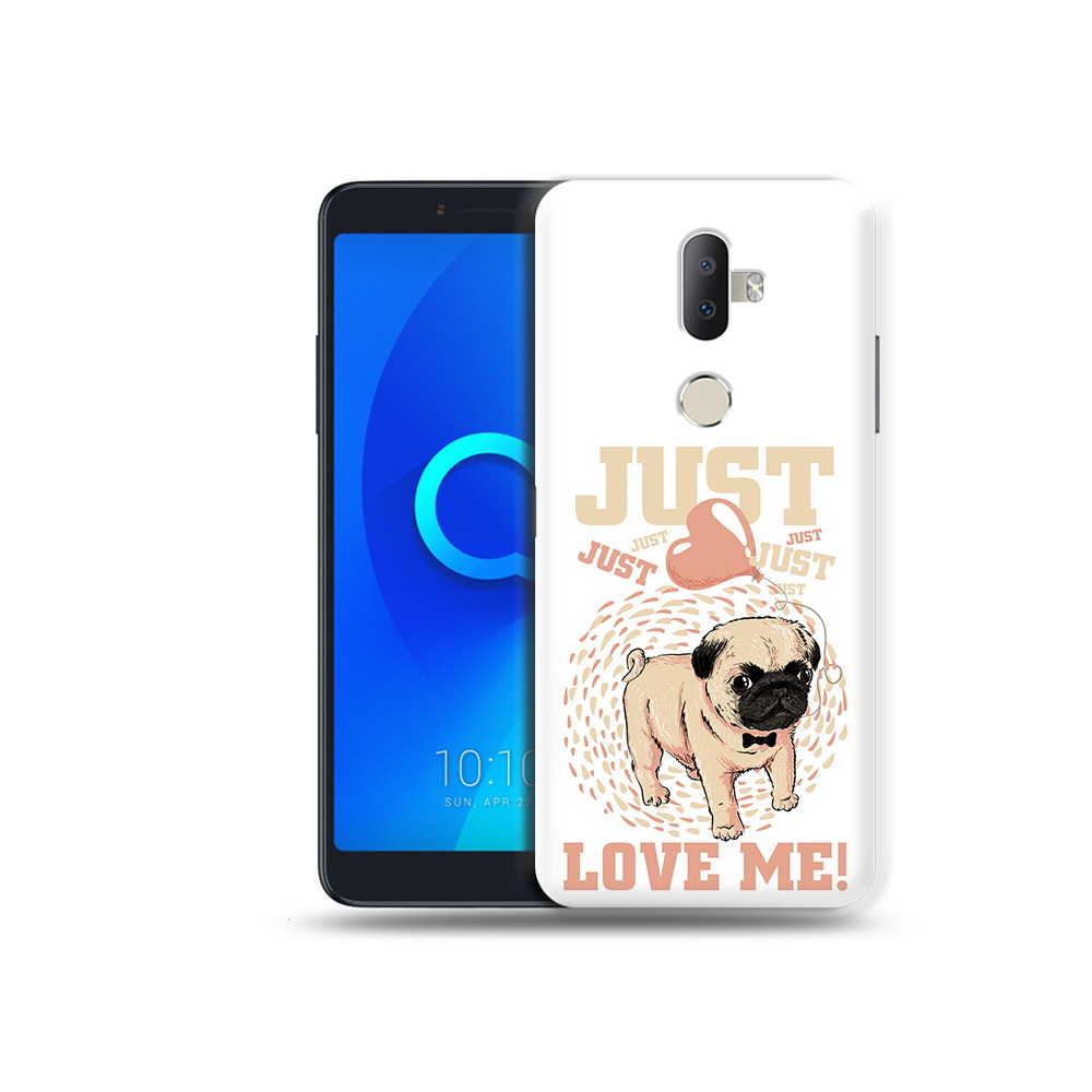 

Чехол MyPads Tocco для Alcatel 3V Люби меня, Прозрачный, Tocco